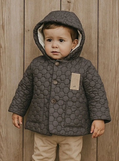 Abrigo para niño de lolittos colección Erizo