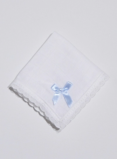 Babita of white gauze with bow and lace. 4 colors