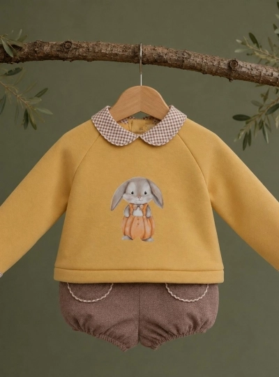 Baby boy set sweatshirt and bloomers Cascabel collection Baby boy set sweatshirt and bloomers Cascabel collection