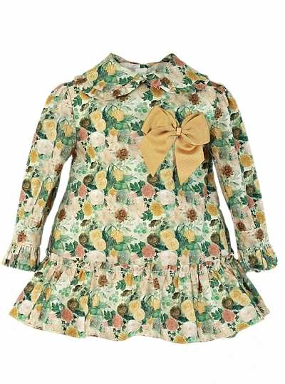 Baby girl dress with flower print