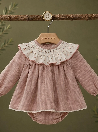 Baby Girl Set with Panties from the Sleigh Collection