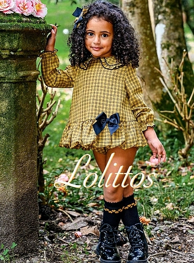 Baby girl's dress and panty set from the Globo collection by Lolittos