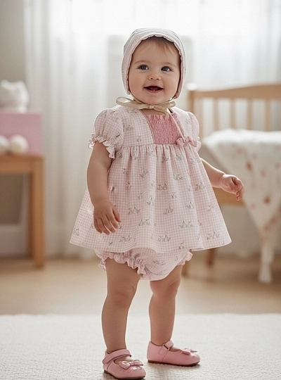 Baby Jesus set with bonnet and bloomers, Clay collection Baby Jesus set with bonnet and bloomers, Clay collection