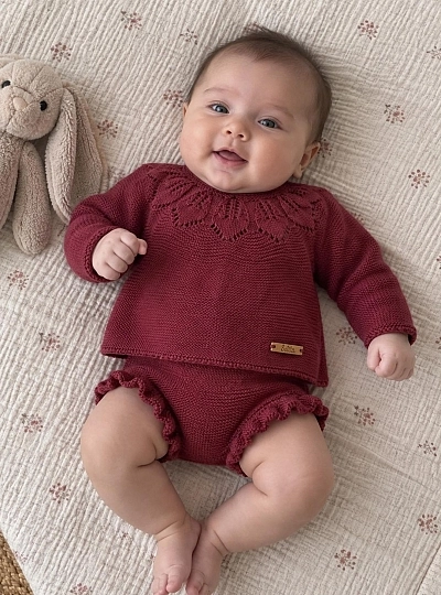 Baby sweater and bloomers set – Granada Collection
