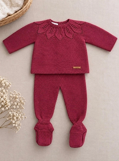 Baby sweater and footed leggings set – Granada Collection Baby sweater and footed leggings set – Granada Collection