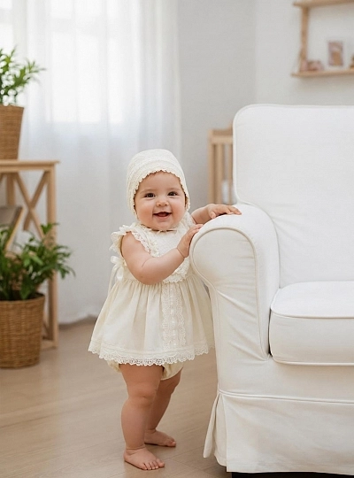 Boal Pink and Beige Three Piece Set. Boal Pink and Beige Three Piece Set.