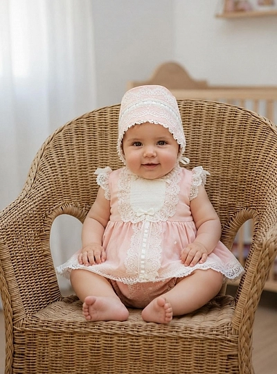 Boal Pink and Beige Three Piece Set. Boal Pink and Beige Three Piece Set.