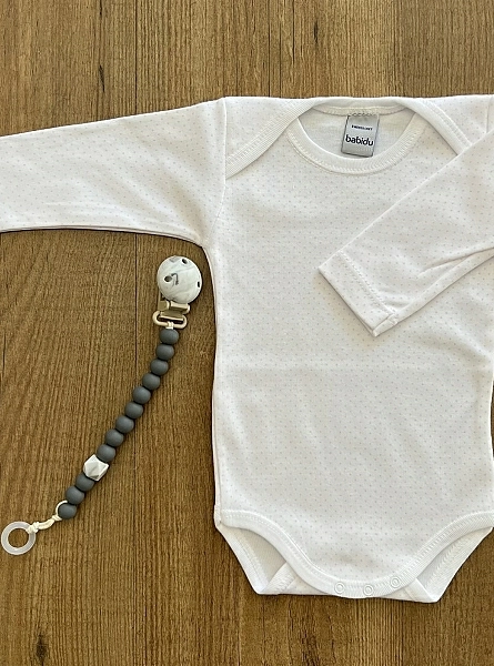 Bodysuit with American collar in three colors. Cotton 100x100
