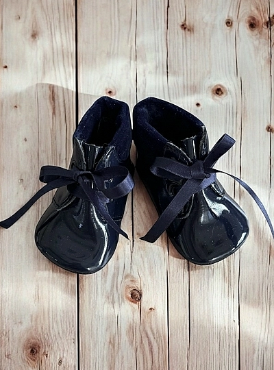 Botas marino de charol y ante. Unisex