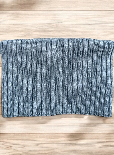 Braga para cuello en punto ingles. Es unisex