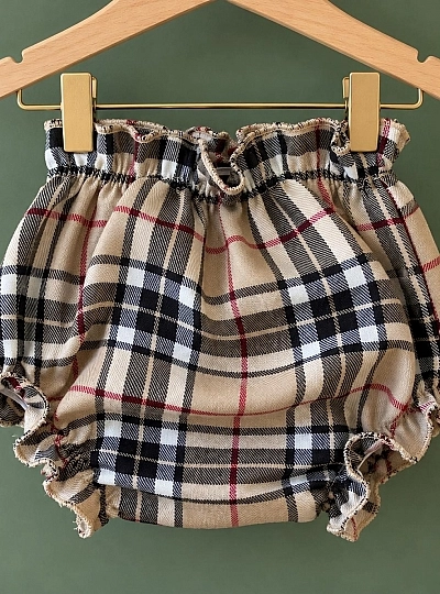 Braguita Cubrepañal Bebé Unisex de Cuadros – 3 Colores