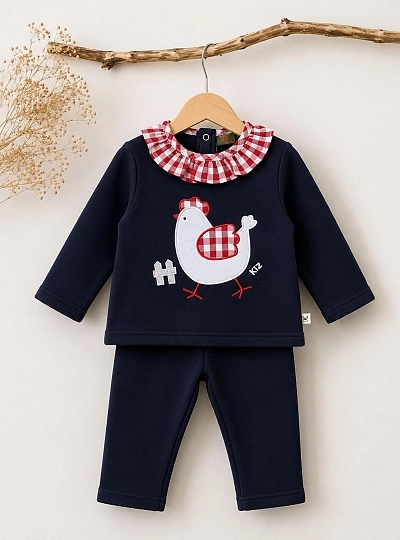 Chándal niña Gallina azul marino – Conjunto infantil Chándal niña Gallina azul marino – Conjunto infantil