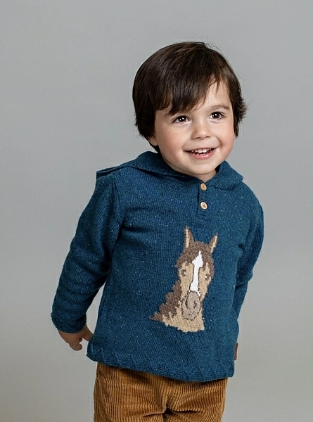 Children's sweater from Foque's Equestrian collection