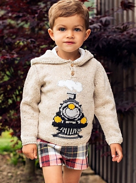 Chubby knit sweater Polar Express collection by Foque