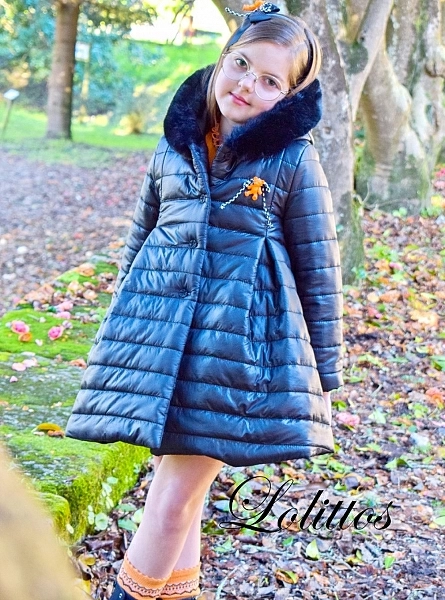 Coat for girl Bear collection by Lolittos