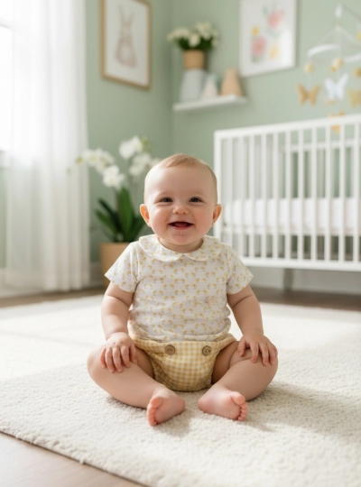 Conjunto amarillo para niño. pollitos Conjunto amarillo para niño. pollitos