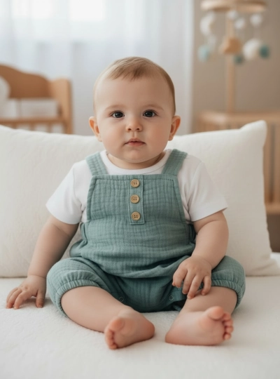 Conjunto bebé niño de Bambula en dos colores Conjunto bebé niño de Bambula en dos colores