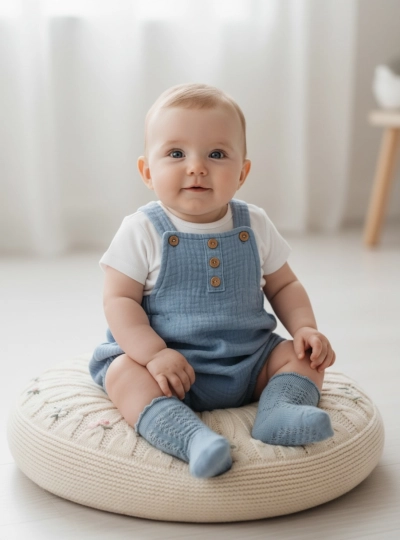 Conjunto bebé niño de Bambula en dos colores Conjunto bebé niño de Bambula en dos colores