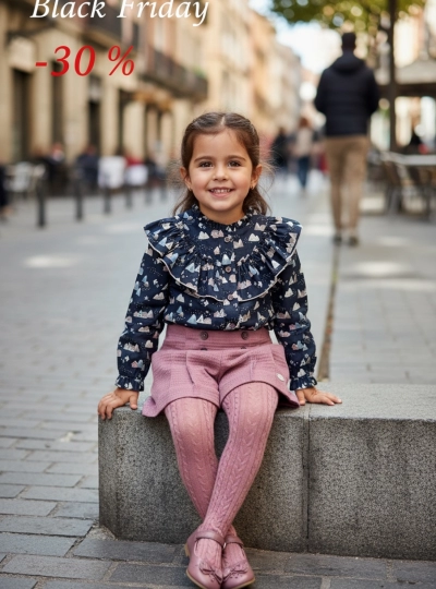 Conjunto Blusa y falda pantalón Colección Lovely Conjunto Blusa y falda pantalón Colección Lovely