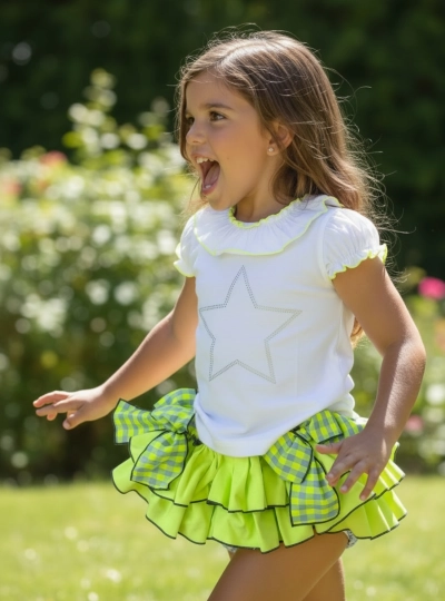 Conjunto camisa y braga falda colección Caribe