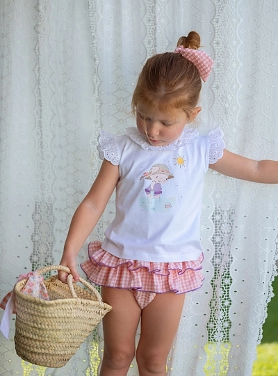 Conjunto Camiseta y braga Colección Lavanda