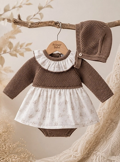 Conjunto de tres piezas para niña colección Orejotas