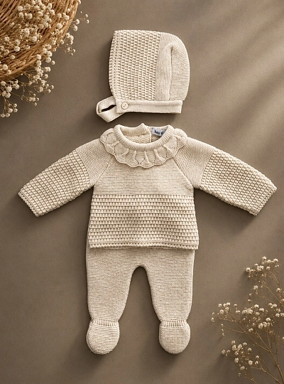Conjunto de tres piezas unisex colección Hiedra