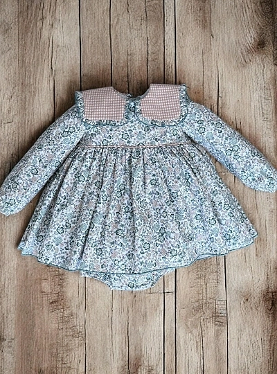 Conjunto Jesusito y braga flores By copo