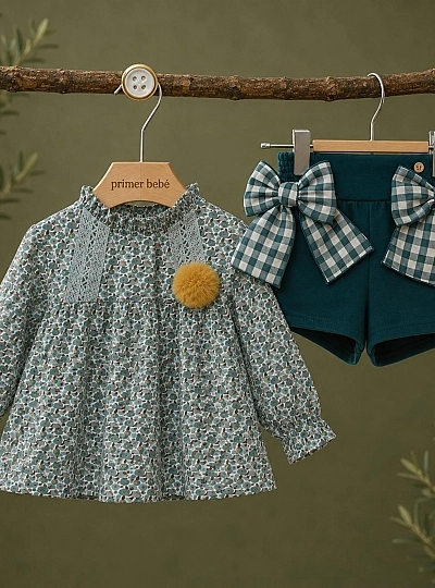 Conjunto Niña Blusa y Short Colección Candy Conjunto Niña Blusa y Short Colección Candy