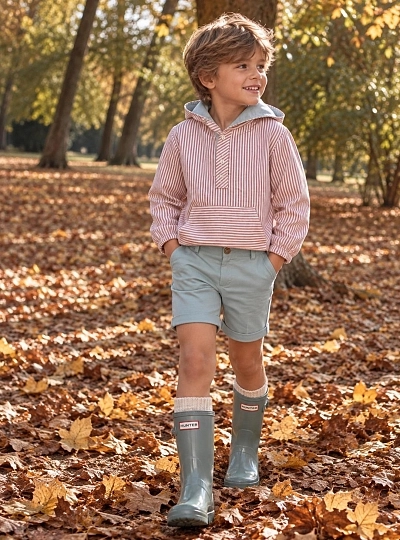 Conjunto Niño Camisa con Capucha y Pantalón Colección Mango by Copo Conjunto Niño Camisa con Capucha y Pantalón Colección Mango by Copo
