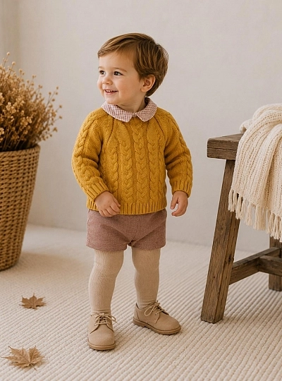 Conjunto Niño Jersey y Bombachito Colección Cascabel Conjunto Niño Jersey y Bombachito Colección Cascabel