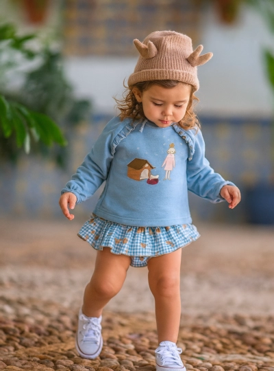 Conjunto para niña dulce paseo de Pio Pio