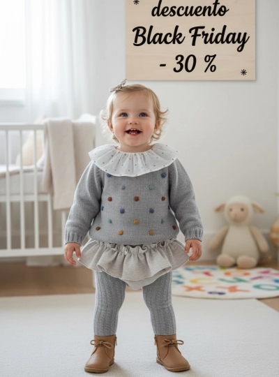 Conjunto para niña jersey y braguita colección Pastel Conjunto para niña jersey y braguita colección Pastel