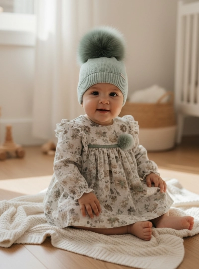 Conjunto para niña Jesusito y braga colección York Conjunto para niña Jesusito y braga colección York