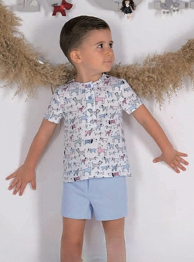 Conjunto para niño blusa y pantalón Colección Shuri