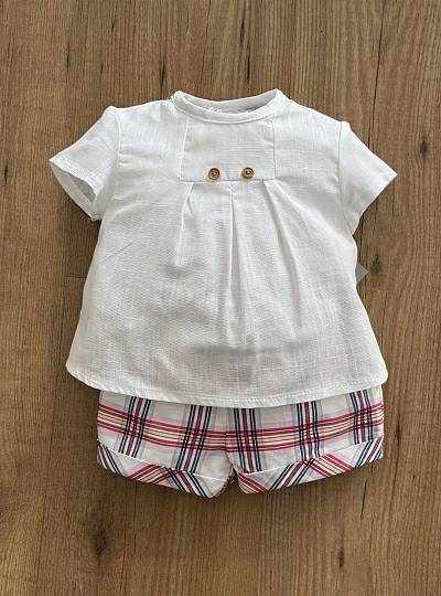 Conjunto para niño camisa y bombachito Colección Peces