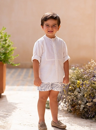 Conjunto para niño camisa y pantalón Colección Salitre