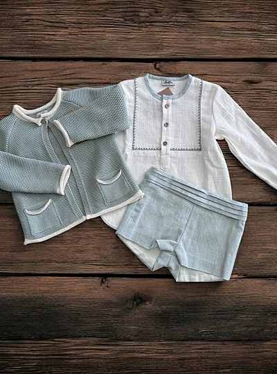 Conjunto para niño de tres piezas Colección Emperatriz de Lolittos