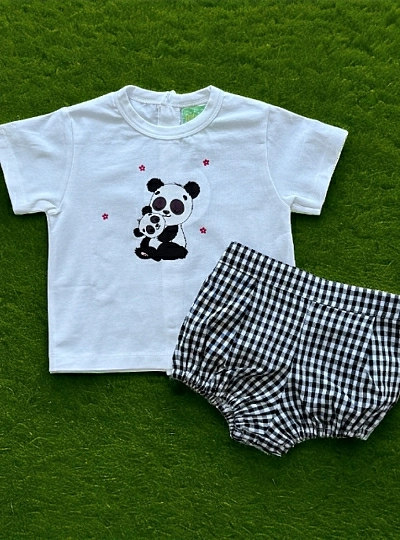 Conjunto para niño panda de Pio Pio