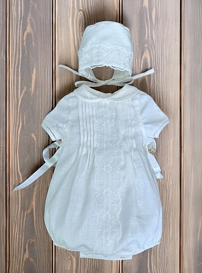 Conjunto pelele y capota de manga corta colección Luca