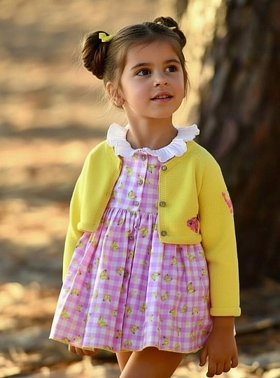 Conjunto tres piezas para niña colección Mariposa