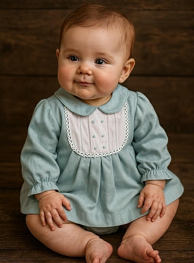 Conjunto vestido y braga colección Pradera