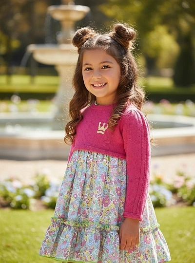 Conjunto Vestido y jersey colección Cósima