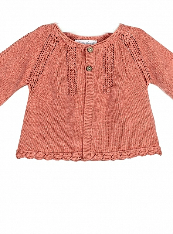 Coral knit jacket, Amazon Collection.