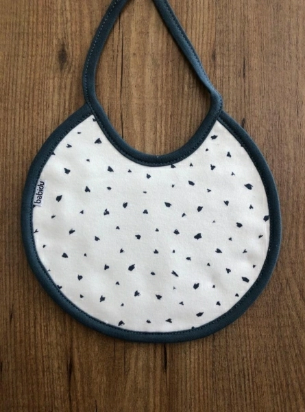 Cotton bib with terry. Vanilla Collection