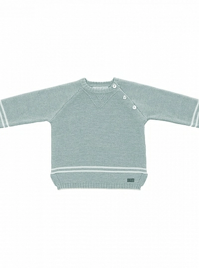 Cotton knit sweater for boy