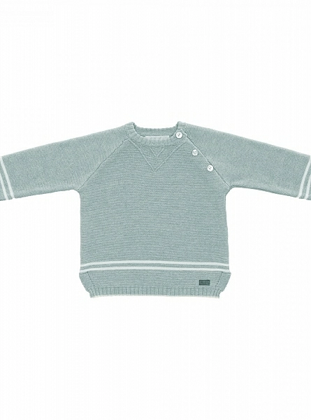 Cotton knit sweater for boy
