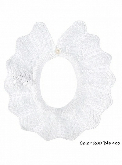 Cuello de punto calado de cóndor