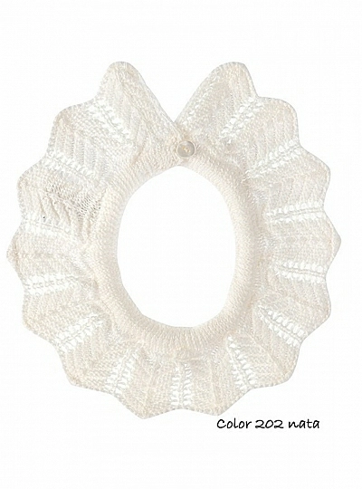 Cuello de punto calado de cóndor