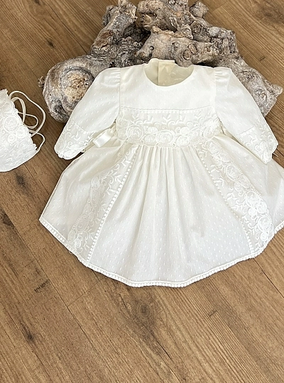 Dress and bonnet set Luna Collection Dress and bonnet set Luna Collection